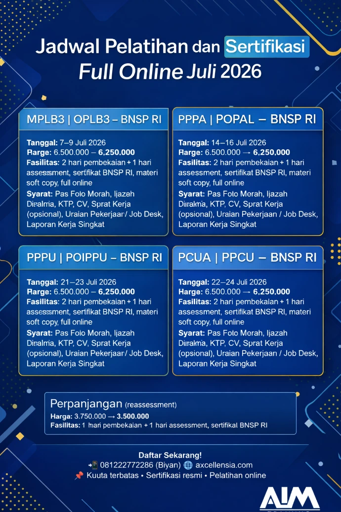 BNSP MPLB3 OPLB3 PCUA PPPCU PPPU POIPPU POPAL PPPA
